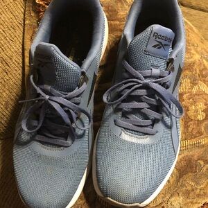 Mens Reebok Classic Blue Mesh Sneakers